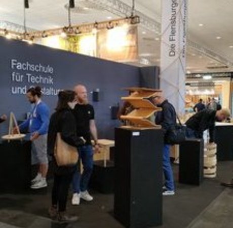 Ausstellung der Fachschule auf der Messe