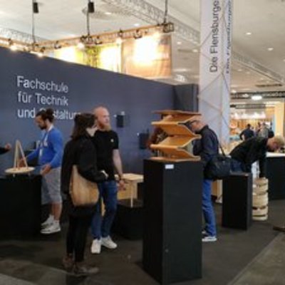 Ausstellung der Fachschule auf der Messe
